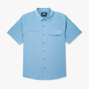 AFTCO MFG Men's Sport Shirt BLUE SHADOW / S Aftco Air-O Mesh SS Button Down Shirt M45343BSHD