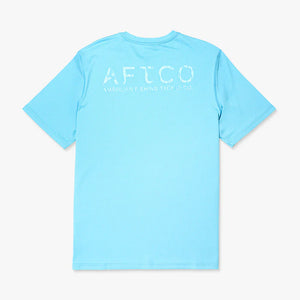 AFTCO MFG Men's Tees SPLISH SPLASH HEATHER / S Aftco Samurai SS Performance Shirt M60126SPSH