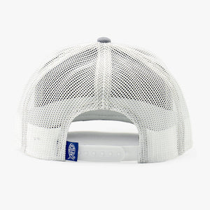 AFTCO MFG Youth Hats GRAY Aftco Youth Lemonade Leather Trucker Hat BC1032GRA