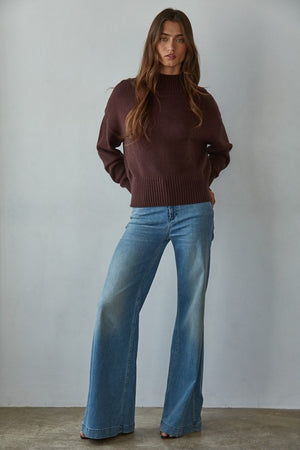 BY TOGETHER YOU AND I Women's Sweaters By Together Uptown Mock Sweater || David's Clothing