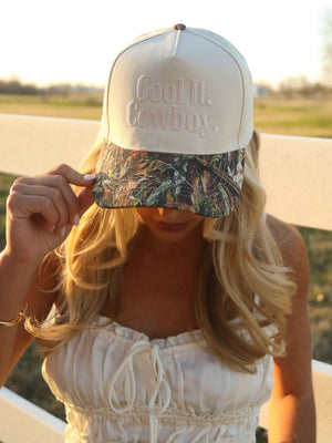 CHARLIE SOUTHERN Women's Hat CAMO / - Charlie Southern Cool It Cowboy Trucker Hat - Camo COOLITTRUCK