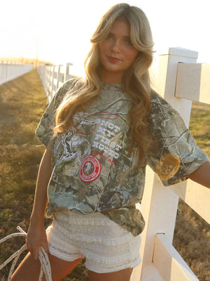 CHARLIE SOUTHERN Women's Top Charlie Southern Members Only Oversized Tee