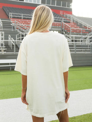 CHARLIE SOUTHERN Women's Top Charlie Southern SEC Sports Club Tee - Cream || David's Clothing