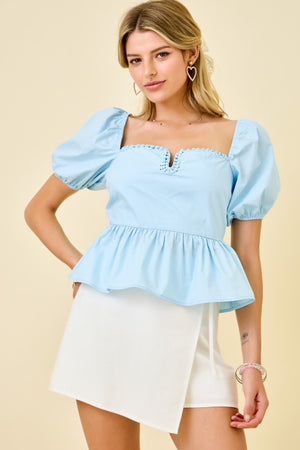 DAY + MOON Women's Skirts Linen Blend Mini Wrap Skort With Side Ties