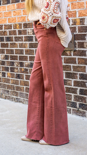 DEAR JOHN DENIM Women's Jeans Dear John Fiona Super High Rise Wide Leg Jeans || David's Clothing