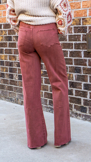 DEAR JOHN DENIM Women's Jeans Dear John Fiona Super High Rise Wide Leg Jeans || David's Clothing