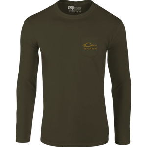 DRAKE CLOTHING CO. Men's Tees Drake Circle Mallard Long Sleeve T-Shirt