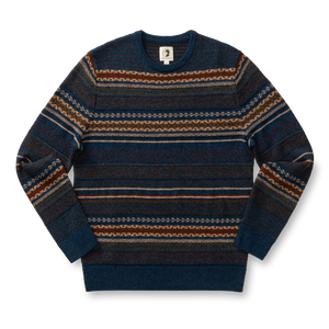 DUCK HEAD Men's Pullovers Duck Head Birch Fair Isle Crewneck Sweater