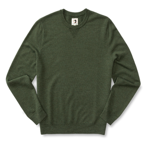 DUCK HEAD Men's Pullovers PINE GREEN / S Duck Head Henson Merino Crewneck Sweater D31004147