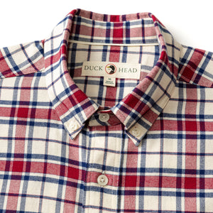 DUCK HEAD Men's Sport Shirt Duck Head Cotton Flannel Sport Shirt