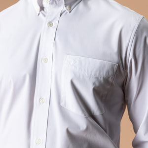DUCKHEAD Men's Sport Shirt Duck Head Performance Poplin Sport Shirt - Boyce Solid