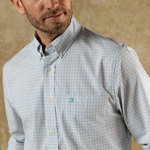 DUCKHEAD Men's Sport Shirt Duck Head Performance Poplin Sport Shirt