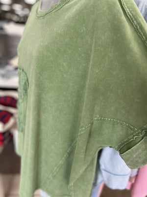 EASEL 21-Women's Knit Top 1-Take pics - Red color needed, ET26221, 214 SHRT SLV LACE FL