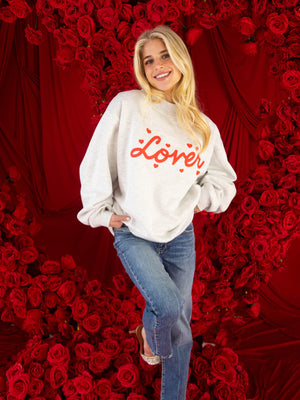 FRIDAY AND SATUR Women's Sweatshirt Friday + Saturday Lover Mock Crew Neck