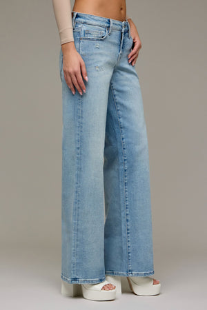 HIDDEN JEANS Women's Jeans Hidden Jeans Medium Light Low Rise 32in Inseam Dad Jeans