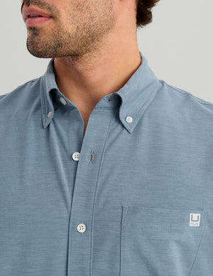 HUK FISHING Men's Sport Shirt Huk Kona Button-Down