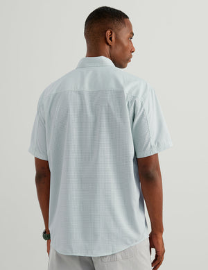 HUK FISHING Men's Sport Shirt Huk Tide Point Short Sleeve Button-Down