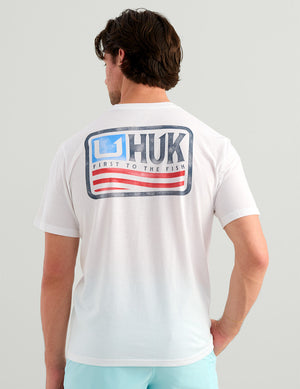 HUK FISHING Men's Tees Huk Born Wave Tee