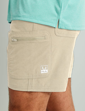 HUK FISHING Mens Shorts Huk Next Level 7-inch Short