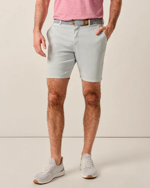 JOHNNIE O Mens Shorts CHROME / 30 Johnnie-O Nassau Cotton Blend Shorts JMSH2270CHRM
