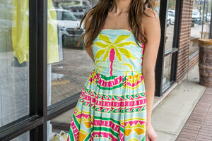 KARLIE CLOTHES Women's Dresses Karlie Palm Beach Bustier Maxi Dress