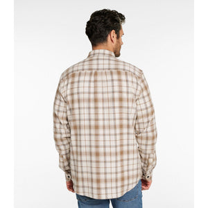 L.L.Bean Men's Sport Shirt L.L.Bean Men's Scotch Plaid Flannel Shirt, Traditional Fit