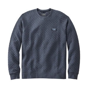 LL Bean 9-Men's Knit Shirts INDIGO HEATHER / S L.L.Bean Men's Quilted Sweatshirt, Crewneck 5106441705