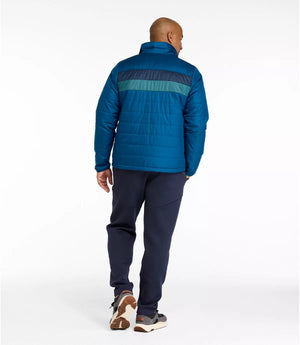 LL Bean Men's Jackets L.L. Bean Men's Mountain Classic Puffer Jacket, Colorblock