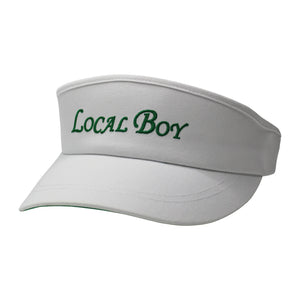 LOCAL BOY OUTFITTERS Hat WHITE Local Boy Men's Local Visor || David's Clothing L3000239