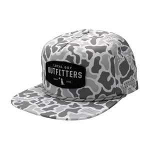 LOCAL BOY OUTFITTERS Men's Hats WHITE LOCALFLAGE / OS Local Boy Men's Perforated Flat Brim Hat L3000248WLCF