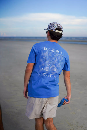 LOCAL BOY OUTFITTERS Men's Tees Local Boy Men's Blueprint T-Shirt