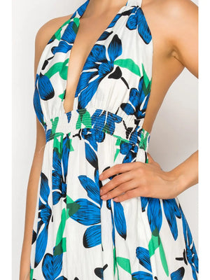 MEET ME IN SANTORINI Women's Dresses Ocean Lily Maxi Dress