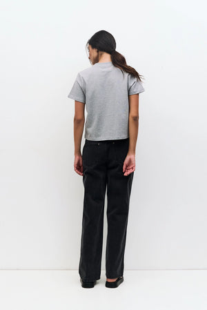 MOD REF CLOTHIN Women's Top The Lanie Top | Women's Heavyweight Cotton T-Shirt