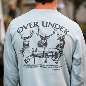 OVER UNDER CLOTHING Men's Tees Over Under L/S Immerse Yourself T-Shirt Bay