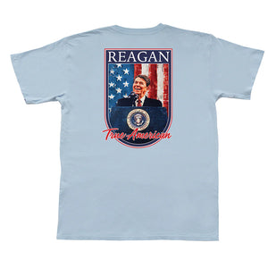 PEACH STATE PRIDE Men's Tees Peach State Pride Reagan True American Short Sleeve Pocket Tee