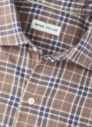 PETER MILLAR Men's Sport Shirt Peter Millar Big Bear Performance Flannel Sport Shirt