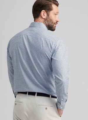 PETER MILLAR Men's Sport Shirt Peter Millar Cashiers Performance Twill Sport Shirt