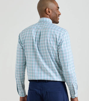 PETER MILLAR Men's Sport Shirt Peter Millar Simon Crown Lite Cotton-Stretch Sport Shirt