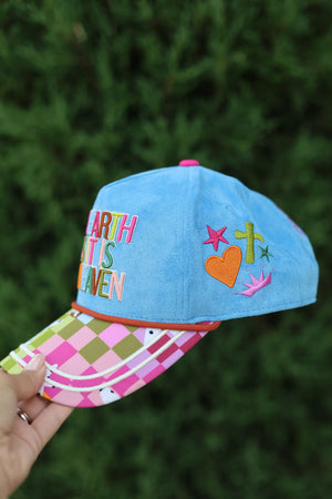 POPPY & PINE Women's Hat DENIM Poppy + Pine On Earth As It Is In Heaven Hat ONEARTHHAT
