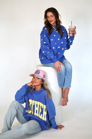 POPPY & PINE Women's Sweaters Poppy & Pine Mother 2-Sided Mock Sweatshirt