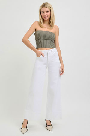 Risen Jeans Women's Jeans Risen Jeans Tummy Control High Rise Ankle Wide Pants