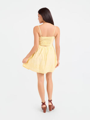 SADIE AND SAGE Women's Dresses Beachglass Embroidered Mini Dress