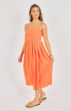 SADIE AND SAGE Women's Dresses Sadie and Sage Good Day Pleated Midi Dress