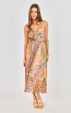 SADIE AND SAGE Women's Dresses Sadie and Sage Sunset Ridge Pleated Midi Dress
