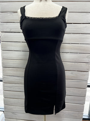 SADIE AND SAGE Women's Pants Sadie And Sage Ruffle Trim Mini Dress