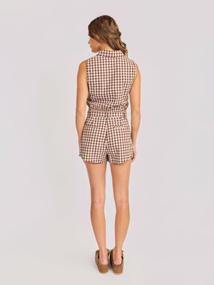 SADIE AND SAGE Women's Shorts Sadie and Sage Mustang Gingham Shorts