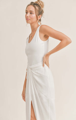 SADIE AND SAGE Women's Top Ballerina Bodysuit || David's Clothing