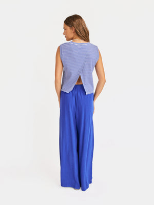 SADIE AND SAGE Women's Top Palma Overlap Back Top
