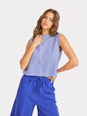 SADIE AND SAGE Women's Top Palma Overlap Back Top