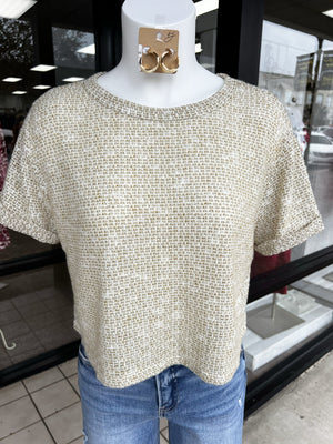 SADIE AND SAGE Women's Top Sadie And Sage Billie Short Sleeve Knit Top